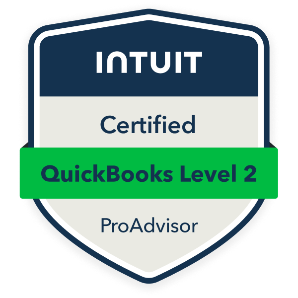 QuickBooks Online Certification Level 2 Badge